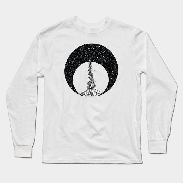 Summer night Long Sleeve T-Shirt by ckai